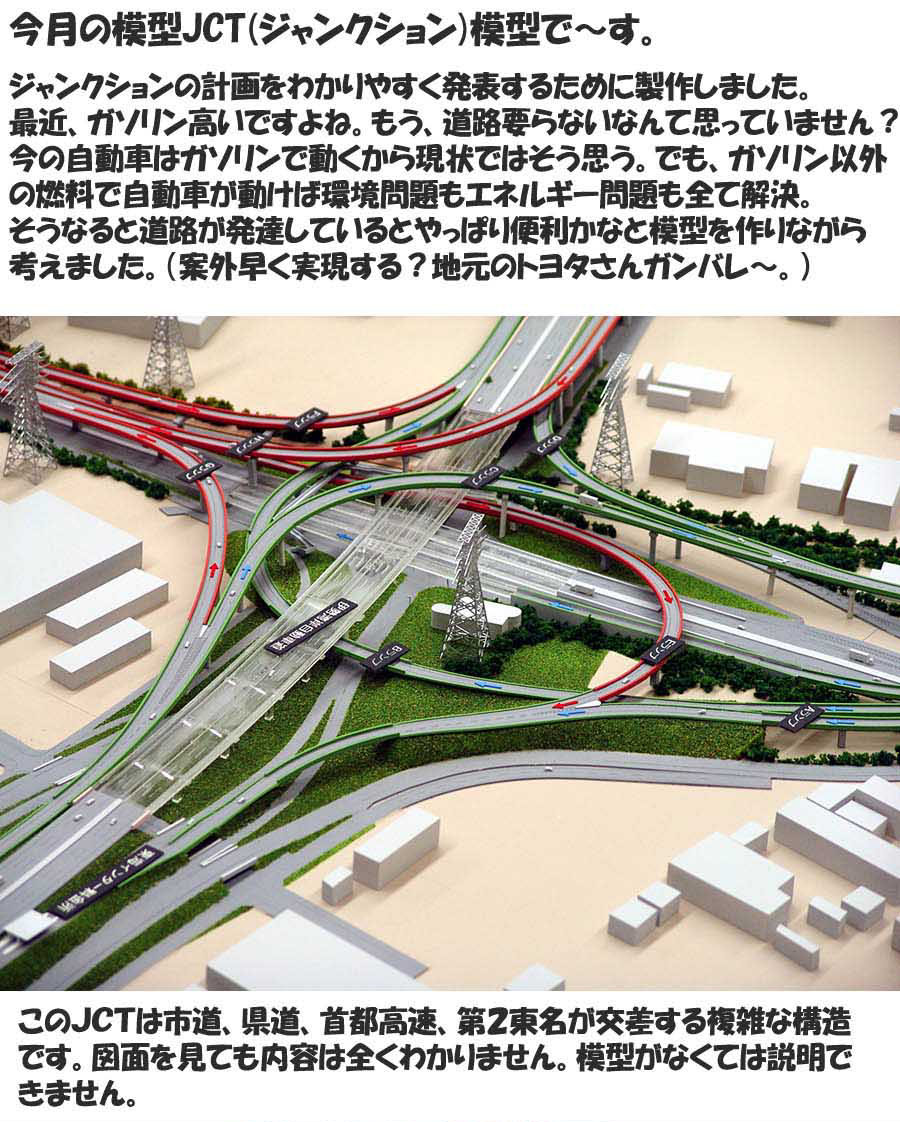 高速道路ジャンクション模型